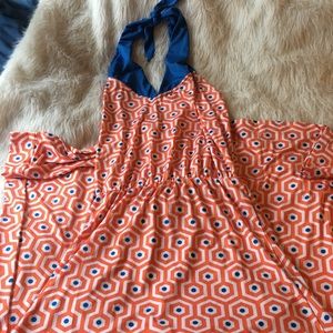 Mud pie small halter maxi